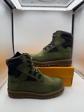 Asolo AS-714M Welt Mid 6" Olive Green boot Waterproof Vibram Size Men's 10.5